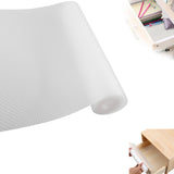 Anti-slip mat - 500x30 cm - Drawer mat - Antifouling pads - Kitchen drawer protector - Protection mat - Anti-slip mat - Drawer protection - Non-adhesive - Antibacterial - Waterproof - Transparent - Bathroom - For cabinet, shoe rack, table - Plastic