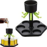 Shot Fountain - Shot Dispenser - Drink Dispenser - Shot Dispenser - Alcohol Dispenser - Shot Glasses - Drinks - Game - Party - For 6 Shot Glasses - For 6 People New Year New Year's Party Drinking Games - For Cocktail Party, Drinking Games