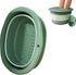 Foldable Foot Bath - Small Foot Bath - Foldable Foot Bath - Foot Bath - Foot Bath - Suitable For Foot Bath Salt And Foot Bath Products - Foot Baths With Massage Points - Relax Your Feet - Foot Baths For Better Blood Circulation - Plastic - Green