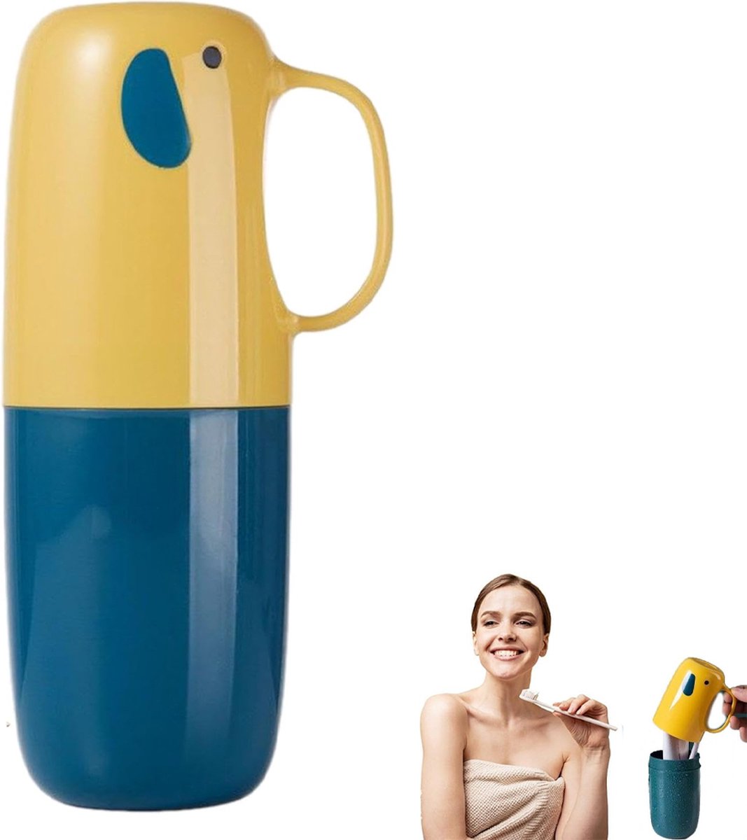 Travel Case - Toothbrush Holder - Toothbrush - Travel Case - Bathroom Accessories - Toothbrush Holder - Easily Portable - Toothbrush Travel Case - Toothbrush Cover - Toothbrush Storage - For Camping/Business Trips/School/Home