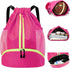 Backpack - School Bag - Sports Backpack - Sports Backpack - Unisex - Practical & Stylish - With Drawstring - Adjustable - With Ball Pocket Bottom Pocket - Waterproof