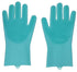Dishwashing gloves with brush - Silicone dishwashing gloves - Silicone cleaning gloves - Magic dishwashing gloves - Reusable - Cleaning sponge gloves - Dishwashing gloves - for washing dishes - bathroom, kitchen and pet care