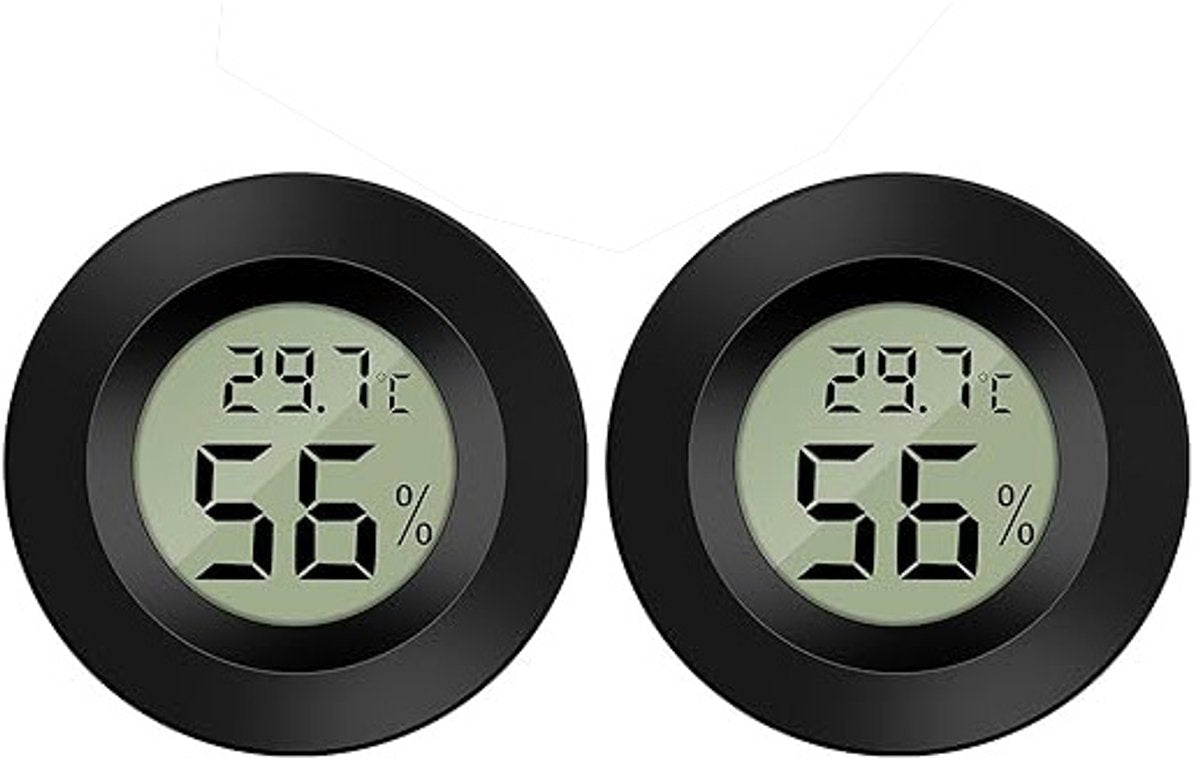 Professional Thermometer - Hygrometer - Mini - Batteries included - Indoor Hygrometer - Digital Indoor Thermometer - Garden - Garden Equipment - Universal - Practical - Durable - High quality - very suitable for Garden / daily use