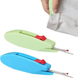 Seam Ripper - 2 Pieces - Thread Remover - For Sewing - Handy For Undoing Stitches - Removing Stitches - Sewing Accessories - Undoing Seams - Handy - Extra Sharp - For Clothing Seam Ripper - Green And Blue