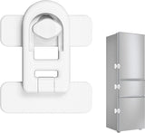 Child Locks for Cabinets - Child Security - Child Lock for Cabinet - Refrigerator Locks - Baby Safety Oven Door Lock - For Kitchen Cabinets, Appliances, Wardrobes, Refrigerator and Oven - White - 1 Piece