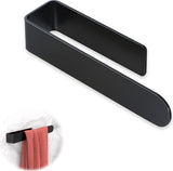 Towel Rack - Towel Holder - Towel Bar - Shower Rack - Kitchen Towel Rack - Bathroom Rack - Towel Holders - Modern Bathroom Organizer - Stainless Steel - No Drilling Required / Self-Adhesive - 37 cm - Black