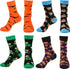 Socks - 4 Pairs - Halloween Socks - Pumpkin - Bat - Scary Socks - Stockings - Cute Socks - Cheerful Socks - Funny House Socks - Funny Socks - Funny Socks - Colorful Socks That Will Make You Go - Cotton - Men & Women - Size 36-42