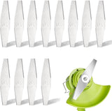 12 Pieces - Grass Trimmers Replacement Blade - 15cm General - Grass Trimmer - Brushcutter - Replacement Blades - Replacement Small Blades - Metal Grass Trimmer - Accessories - Blades - Small Blades - Suitable For All Common Lawn Mowers, Brushcutters and B
