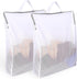 Laundry Bags 2 Pieces - Laundry Bags - Laundry Nets - Laundry Bags with Zippers - Protect Your Laundry and Washing Machine - 50x40x10 Cm - Large Laundry Net - Mesh Laundry Bags with Zippers - Reusable Laundry Bag with Handle - For Home, Dormitory, Hotel, 
