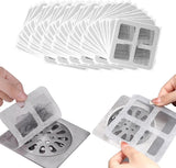 Insect Screen Repair Set - 50 Sheets - Self-Adhesive - Insect Screen Repair Tape Pieces - 10cm x 10cm - Window Screen - Repair Fly Screen - Insect Screen Tools - For Repairing Windows and Doors - Fiberglass - Sink Accessories - Kitchen - Bathroom