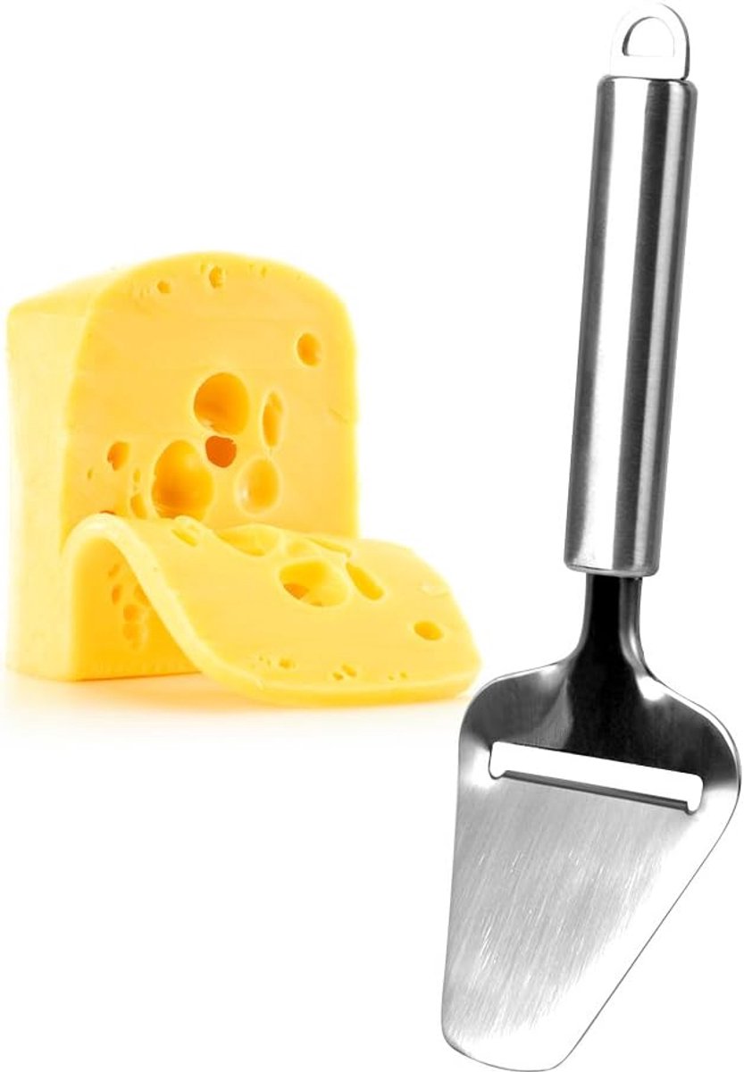 Cheese Slicer - Professional Cheese Slicer - Multifunctional Cheese Slicer - Hard Cheese Slicer - Soft Cheese Slicer - High-quality Vegetable Cheese Slicer and Paring Knife - Kitchen Utensils - Kitchen Accessories - Wall Mountable - Stainless Steel - Silv