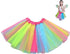 Skirt - Princess Dress - Rainbow Tutu - Colored Tulle Skirt - Rainbow Tutu Skirt - Princess Fancy Dress - Carnival Costumes - Fancy Dress - Girl - for Carnival /Party /Holiday /Halloween /Christmas Gifts