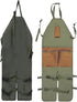 Apron - Work Apron - 6 Pockets - Adjustable - Durable - High Quality Oxford Cloth - Hobby Apron - Carpenter Apron - Canvas Apron - BBQ Apron - Garden Apron - Multifunctional Apron - Green - For Men&