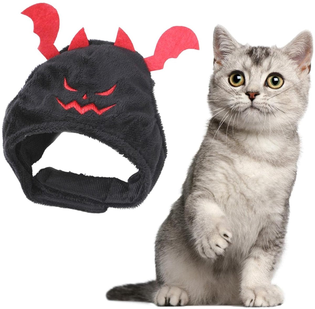 Dog - Cat - Club Hat - Creative Animal Clothing - Dog Costume - Halloween - Christmas - Cat Clothing - Christmas Clothing - Comfortable Fit - Breathable Fabric - Black - for Home / Party / Festival / Christmas / Halloween