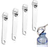 All-purpose opener - 4 pieces - Multifunctional opener - Jar opener - Bottle opener - Beer opener - Lid opener - Jar opener - Kitchen aid - Aids for the elderly - For oral liquids - Tool to remove caps from bottles and jars