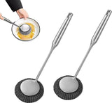 Dish Brush - 2 Pieces - Dish Brushes - Cleaning Brush with Handle - Household Products - Cleaning Products - Household Kitchen Accessories - Cleaning - Washing Up - 27 Cm - Black