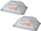 Fly Cover - 2 Pieces - Food Cover - Food Cover - 50 x 70 Cm - High Density - Foldable Food Covers - Food Cover - Perfect Protection For Food - For Barbecues, Picnics & Indoors - Protection Against Flies & Wasps