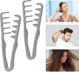 2 Pieces - Hair Styling Comb - Coarse Texture Comb - Comb for Frizzy Hair - Hair Care Instrument for Home Styling In the Hair Salon Hair Tool - Suitable for Back-Swept Hairstyles - Volume for the Hair Roots with Bangs - SOLLBRY®
