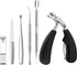 Nail Clipper Set with Nail File - Professional Nail Clipper - Nail Clipper - Toenails and Fingernails - Toenail Clipper - Nail Set for Fungal Nails - Ergonomic Design - For Thick Nails - 6 Pieces
