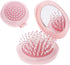 Hairbrush - Mini Hairbrush - Foldable hairbrush - with mirror - Comb - Hairdresser&