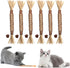 Sticks for Cats - 6 Pieces - Catnip Chew Sticks - Natural Cat Toys - Cat Chew Sticks - Catnip Sticks - Stronger Effect Than Catnip - Catnip - Catnip - Cat Toys - Freshen Your Mouth - Dental Care for Cats