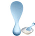 Rice Spoon - High Quality Serving Spoon - Drop-Proof Rice Spoon - Creative - Professional Rice Spoon - Non-Stick - Heat Resistant Kitchen Rice Spoon - Non-Slip Design - Silicone - Easy to Clean - Upright - White