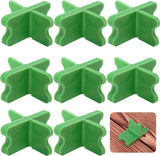8 pieces - ABS deck spacers - 1/16", 1/8", 3/16", 1/4" - green deck spacers - for pressure-treated composite decks