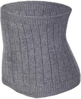 Cashmere heating belt - abdominal and back heating belt - knitted elastic belt - Bodywarmer made of very soft material - Prevents lower back pain - Stay warm in winter - Double-layer padding - Size L - Grey
