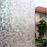 Window Film - Self-Adhesive Window Film - Window Privacy Film - Frosted Glass - Privacy Film - Sun Protection & Insulating - Privacy - Glue-free adhesive film for windows and bathroom - 45 x 200 cm