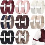 Sleeve Holder - 8 Pairs - Sleeve Holder - Sleeve Holders for Women and Men - Classic - Elastic - Women and Men - Sleeve Holders - Unisex Elastic Bracelets - Adjustable Shirt Sleeve Holders - Anti-Slip Bracelet - Multicolor