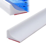 Silicone water stopper - Shower water blocker - 200 cm - White