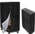 84*33*107 cm - Storage cover for a folding bed - Dust cover - storage cover for a folding bed with zipper - waterproof universal protective cover for a folding bed - robust storage cover for a folding bed - with adjustable drawstring - black