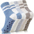 5 Pairs - socks - Non-slip socks - Warm Fuzzy Fleece Socks - Women&