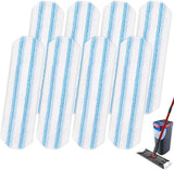 8-piece replacement mop pad set suitable for O Cedar H2prO mop system, suitable for Vileda H2PrO Flat Mop Refill Kit - mop head replacement - replacement mop pads - machine washable, reusable, easy to install, for all hard floors