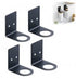 Pieces Wall-Mounted Soap Dispenser - Wall-Mounted Soap Dispenser - Hand Pump Holder - Wall-Mounted Shampoo Bottle Holder - Kitchen-Bathroom Organizer - Wall Bracket - Black