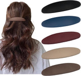 Hairpin - 5 Pieces - Women's Hair Clips - Hair Accessory - Hairdresser Hair Clips - Hair Clip - Curved Flat Clips - Thin, Large & Classic Snap Hair Clips - Flat Claw Clip for Women - French Hair Clips - Fine & Medium Thick Hair Clips