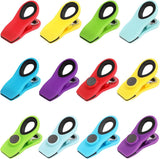 12 Pieces Food Clips - Sealing Clips - Sealing Clamps - Food Clips - Food Clips - Magnetic Clip - Fridge Magnetic Clip - Food Clips - Small Clip - Sturdy Sealing Clips - Snack Clip - for sealing food bags, sealing clips for bags