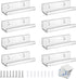 8 pieces - 4 inch - vinyl record wall brackets - clear acrylic wall shelf vinyl record holder - Vinyl record rack - Storage rack - Display stand - Acrylic display stand - for bedroom, living room - 10*3.5*3 cm - transparent