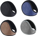 Soft Ear Warmers - 4 Pieces - Men's Ear Warmers - Self-Clapping Ear Warmers - Earmuffs - Ear Muffs - Headband - Hairband - Behind the Head - Unisex - Windproof - Comfortable - for winter sports, outdoor activities, and snowboarding