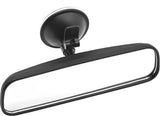 20*6 cm - car rearview mirror - rearview mirror - with suction cup - adjustable - car interior mirror - vehicle interior mirror reduces blind spots - universal - car accessories - for boats, trucks and SUVs - black