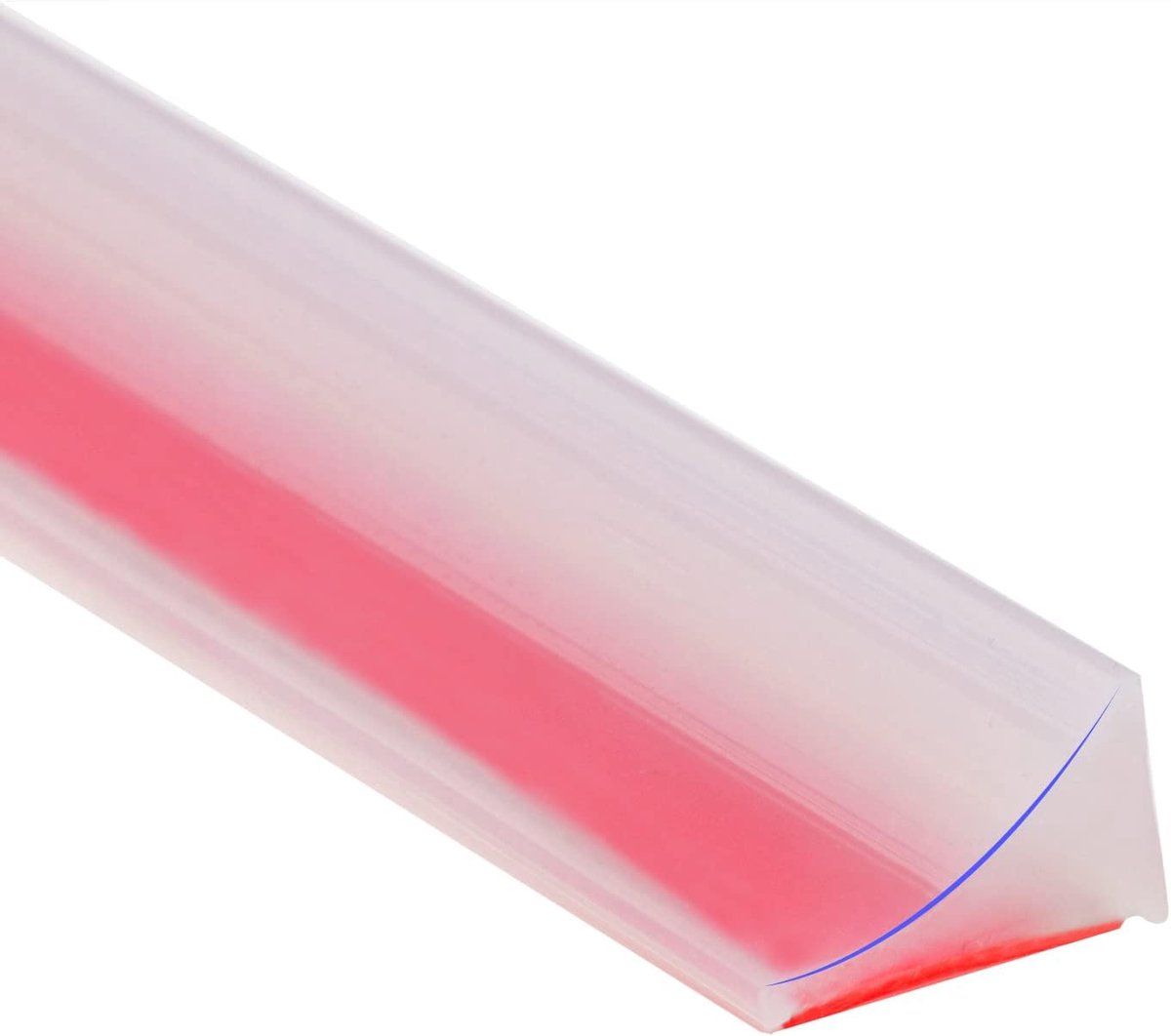 200*2*1.2 cm - Water-repellent strip - shower threshold - bendable waterproof strip - shower seal - kitchen accessories - bathroom accessories - for glass walls, shower floors, kitchen countertops - transparent