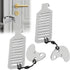 2 pieces - Door stopper - Portable door lock - Lock - Portable security door locks - Anti-theft door stopper - Anti-burglary door stopper - theft protection - for travel, apartments, hotels, schools, vacation homes - 8*3 cm - silver