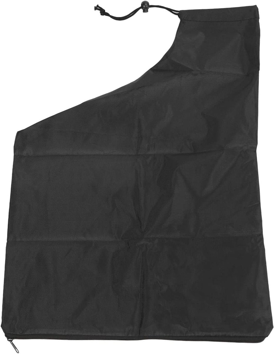 60*44 cm - Leaf blower storage bag - backpack leaf collection bag - universal replacement bag for bottom waste disposal - Oxford cloth garden leaf blower collection bag - with zipper - black