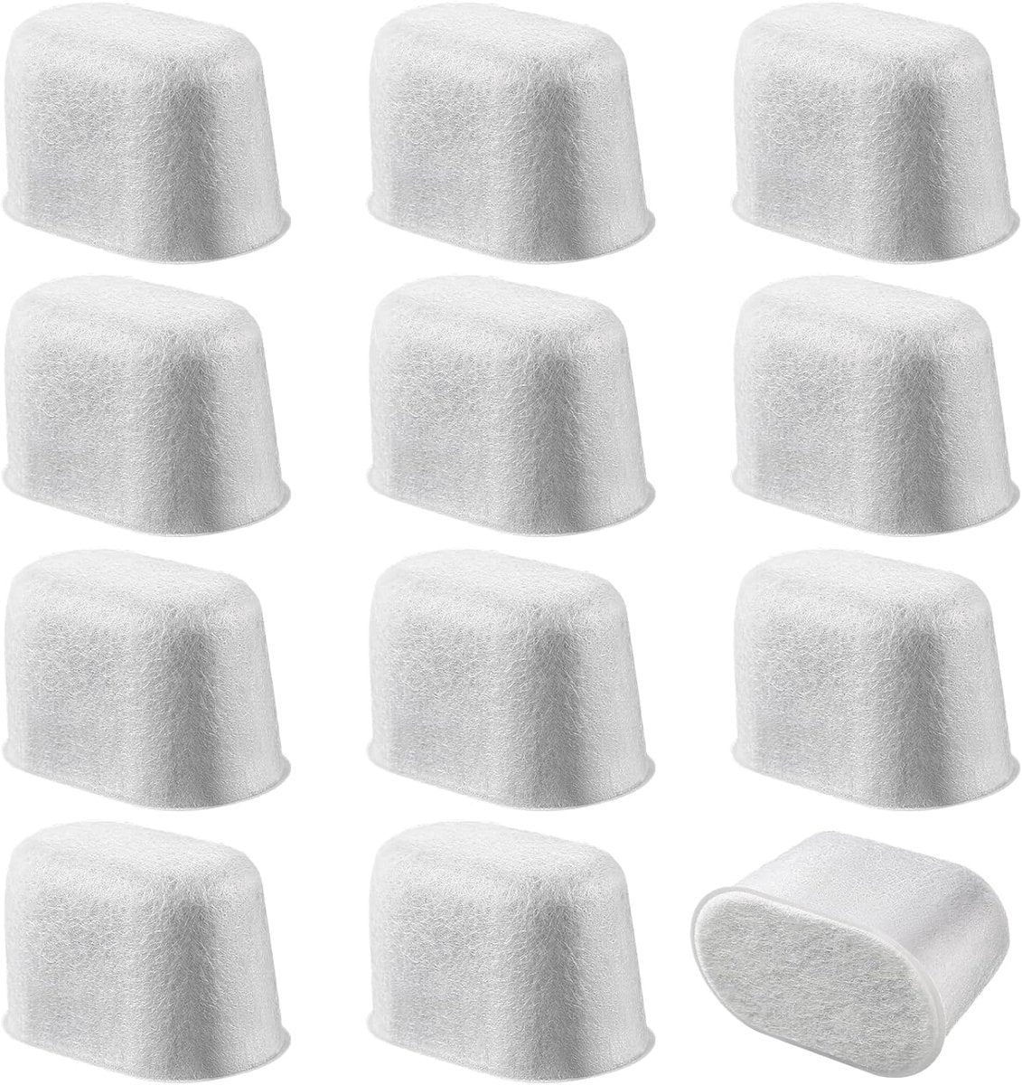 12 Replacement water filter parts - Activated carbon filter suitable for Ninja coffee machines - original activated carbon filters - water filter replacement - Coffee accessories - Machine Water Filter Replacement - White