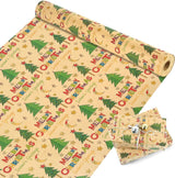 Wrapping paper - Christmas wrapping paper - Christmas gift paper - Wrapping paper with figures - 43 x 300cm - 1 Roll - Christmas paper wrapping paper for Christmas - Christmas paper wrapping paper for children - gift paper - Kraft gift paper - Christmas -