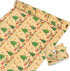 Wrapping paper - Christmas wrapping paper - Christmas gift paper - Wrapping paper with figures - 43 x 300cm - 1 Roll - Christmas paper wrapping paper for Christmas - Christmas paper wrapping paper for children - gift paper - Kraft gift paper - Christmas -