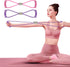 Fitness Elastic Bands - 2 Pieces - Figure 8 Resistance Bands - Resistance Power Band Tube - Fitness Bands - Yoga Resistance Band - Stretch Fitness Band - Resistance Cable - Pull Rope - Chest, Arm and Shoulder Stretch Bands - for Home Training, Strength Tr