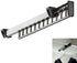 Extendable Clothes Rail - Adjustable Clothes Rail - Telescopic Extendable Clothes Rack - Extendable Clothes Rail - Adjustable Clothes Rail - Clothes Hanger - Metal Wardrobe Rail - Wardrobe Rack - extendable clothes rail - 315*42*50 mm - black