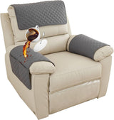 Sofa Cover - 3-Piece Set - Sofa Armrest Cover - Cushion Armrest Pad - Armchair Cover with Pockets - Sofa Protectors - Removable Headrest Cover - Sofa Remote Control Storage Bag - Non-Slip Furniture Protector