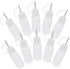 10 pieces - Dispensing bottle - 10ml - Quilling glue needle tip bottles - glue application bottles - with lid - application bottles - paint bottle - squeeze bottles - for DIY crafting, paper quilling, paint, glue dispensing - Refillable - easy to use
